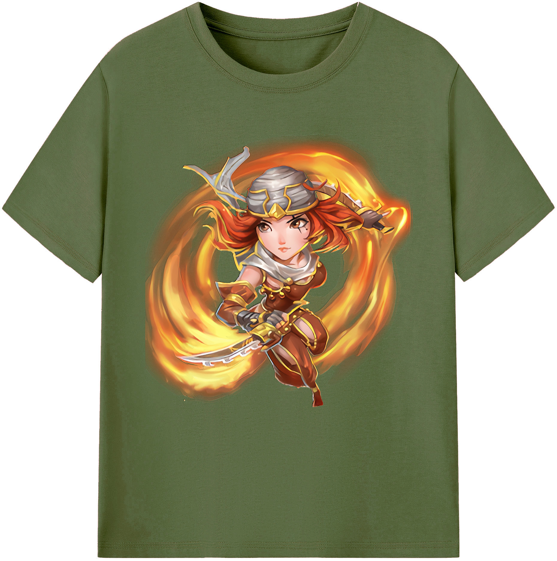 リーグ・オブ・レジェンド League of Legends LOL 綿100％半袖Tシャツ（フロントプリント）